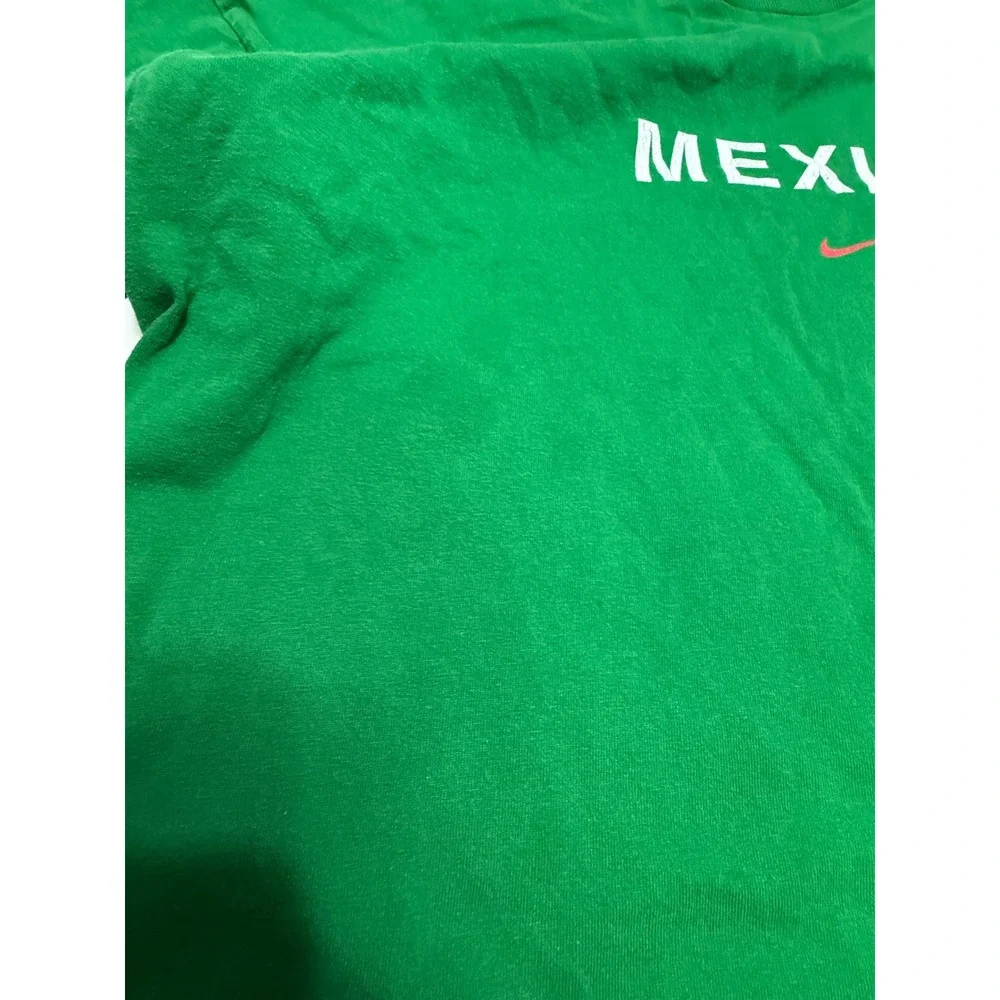 Nike Team Mexico T-Shirt Mens XXL Green Short Sleeve Tee Center Swoosh Vintage
